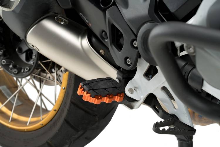 Podnóżki PUIG Enduro 2.0 (wymagają adapterów) Pomarańczowy (T) 20851T  Pomarańczowy (T) Sklep Motocyklowy Legato Motocykle