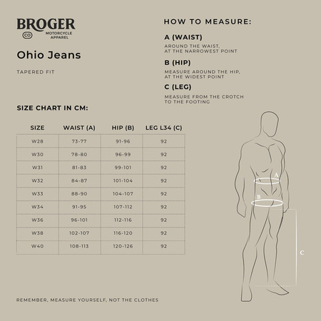  Spodnie Jeansowe Broger Ohio Tapered Fit Washed Blue