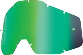 100 PROCENT SZYBKA POJEDYNCZA DO GOGLI RACECRAFT/ACCURI/STRATA MIRROR GREEN