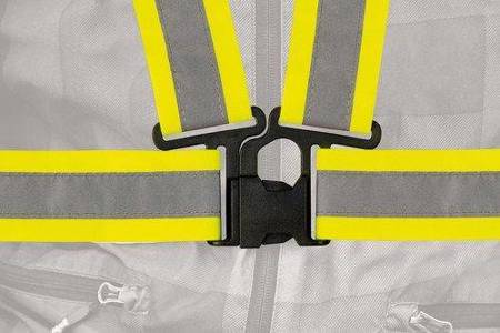 91410 X-Belt odblaskowe pasy bezpieczeństwa, kolor fluo 