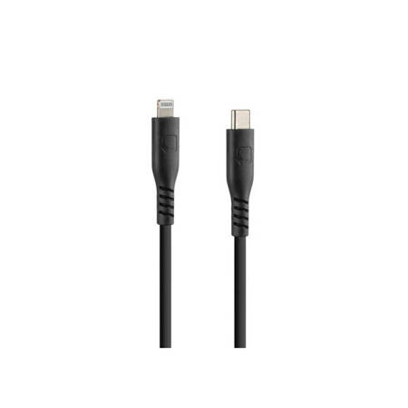 91783 przewód silikonowy  Usb Type C > Apple 8 Pin - 20 cm