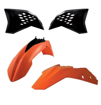 ACERBIS KTM  ZESTAW PLASTIKÓW  EXC125/200/250/300 08-11; EXC-F250 08-11 EXC-F400/450/500/530 12-13