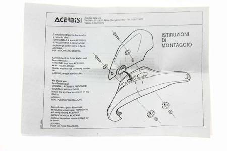 ACERBIS Spoilery do Handbarów Rally Brush