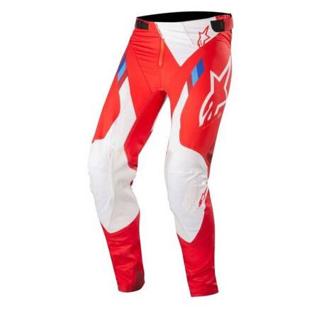 ALPINESTARS SPODNIE OFFROAD MX SUPERTECH CZERWONY/BIAŁY