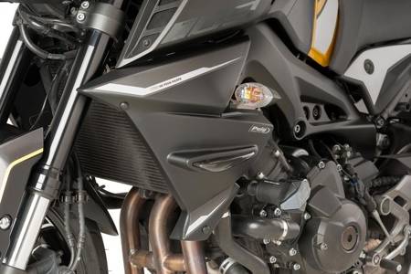 BOCZNE PANELE CHŁODNICY DO YAMAHA MT-09 17-20 (Z KIERUNKOWSKAZAMI)