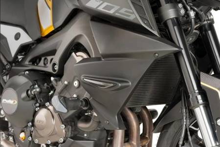 BOCZNE PANELE CHŁODNICY DO YAMAHA MT-09 17-20 (Z KIERUNKOWSKAZAMI)