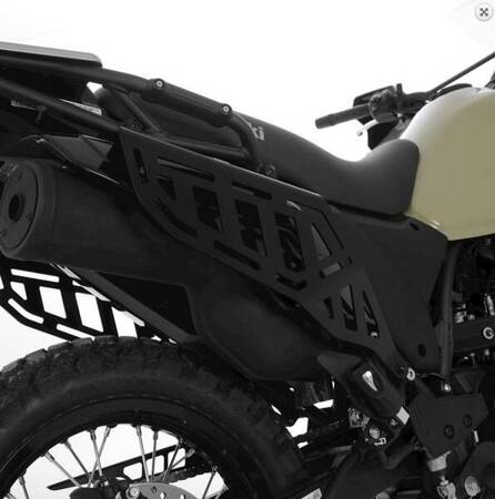 BOCZNE SZYNY BAGAŻOWE RG RACING KAWASAKI KLR650 22- BLACK