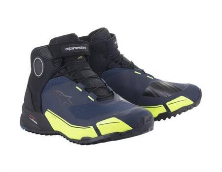 BUTY ALPINESTARS CR-X DRYSTAR RIDING BLACK/DARK BLUE/FLUO YELLOW