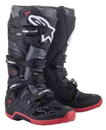 BUTY ALPINESTARS TECH 7 BLACK/COOL GREY/RED