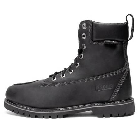 BUTY SKÓRZANE BROGER ALASKA VINTAGE BLACK