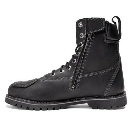 BUTY SKÓRZANE BROGER ALASKA VINTAGE BLACK