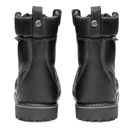 BUTY SKÓRZANE BROGER ALASKA VINTAGE BLACK