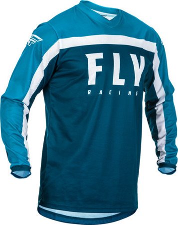 Bluza Enduro Cross FLY RACING F-16 kolor biały/niebieski 2020