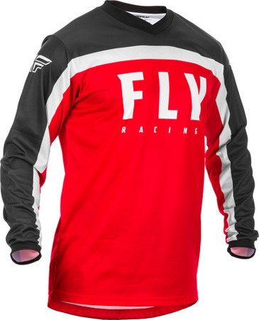 Bluza FLY F-16 Enduro Cross kolor Biały/Czarny/Czerwony kolekcja 2020 Junior