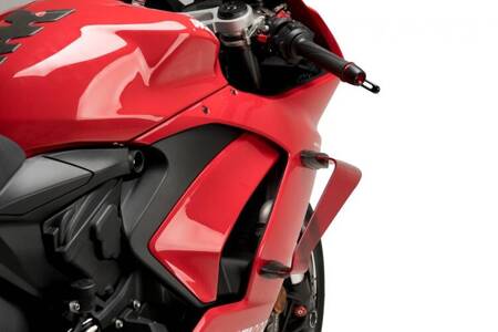 Boczne spoilery dociskowe do Ducati Panigale V2 / V4 / Supersport (Race) Czerwony (R) 20431R