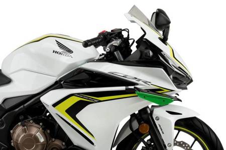 Boczne spoilery dociskowe do Honda CBR500R 19-22 Zielony (V) 3614V