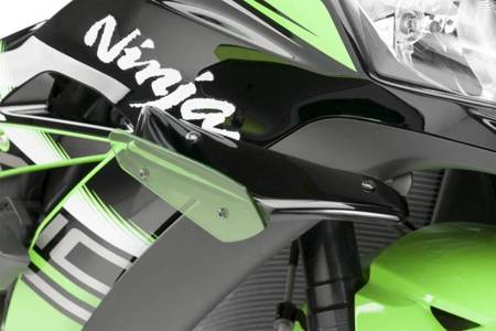 Boczne spoilery dociskowe do Kawasaki ZX-10R 16-20 Zielony (V) 9882V