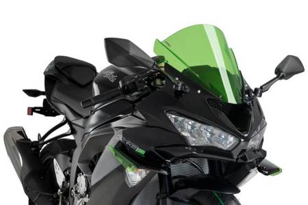 Boczne spoilery dociskowe do Kawasaki ZX-6R 19-21 Zielony (V) 3176V