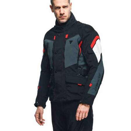 CAŁOROCZNA KURTKA MOTOCYKLOWA DAINESE CARVE MASTER 3 GORE-TEX CZARNO/SZARO/CZERWONA