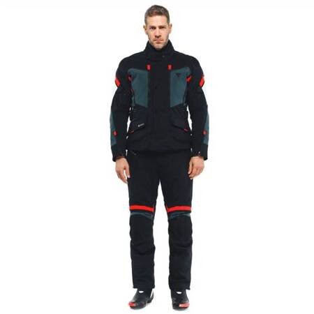 CAŁOROCZNA KURTKA MOTOCYKLOWA DAINESE CARVE MASTER 3 GORE-TEX CZARNO/SZARO/CZERWONA