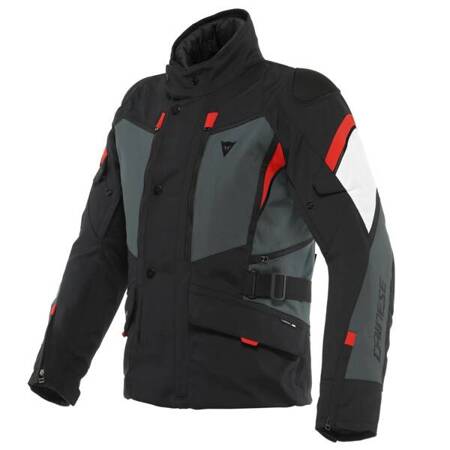 CAŁOROCZNA KURTKA MOTOCYKLOWA DAINESE CARVE MASTER 3 GORE-TEX CZARNO/SZARO/CZERWONA