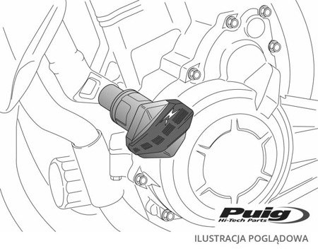 CRASH PADY PUIG DO BMW F800S 06-10 / F800R 09-14