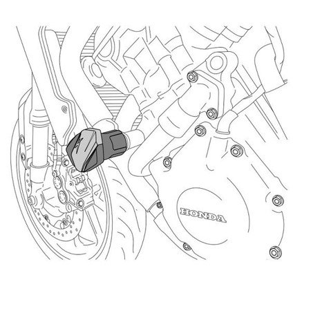 CRASH PADY PUIG DO HONDA CB1000R 2018-2024