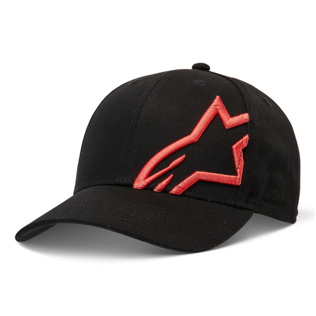 CZAPKA Z DASZKIEM ALPINESTARS CORP SNAP 2 BLACK/WARM RED