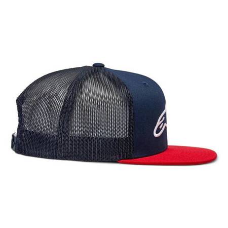 CZAPKA Z DASZKIEM ALPINESTARS CORP TRUCKER NAVY/RED