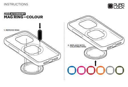 Camo kroužek Quad Lock® MAG