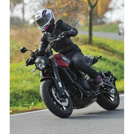 DAMSKA KURTKA MOTOCYKLOWA SKÓRZANA 4SR B - MONSTER LADY