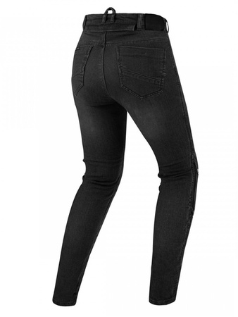 DAMSKIE JEANSY MOTOCYKLOWE METRO LADY PNT BLK Shima