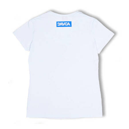 DAVCA T-shirt damski blue logo