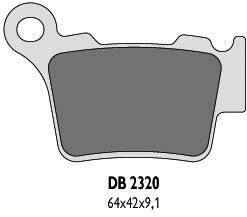 DETLA BRAKING KLOCKI HAMULCOWE KH368 TYŁ KTM