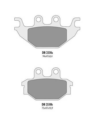 DETLA BRAKING KLOCKI HAMULCOWE KH377 ATV SYM/TGB/KYMCO