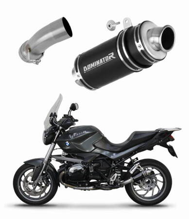 Dominator tłumik GP1 Black BMW R1200R 2010 - 2014