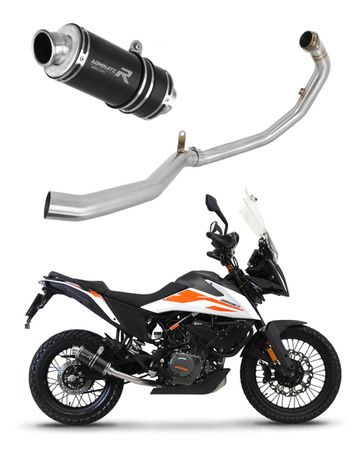 Dominator układ wydechowy GP1 Black KTM 390 Adventure 2020 - 2024