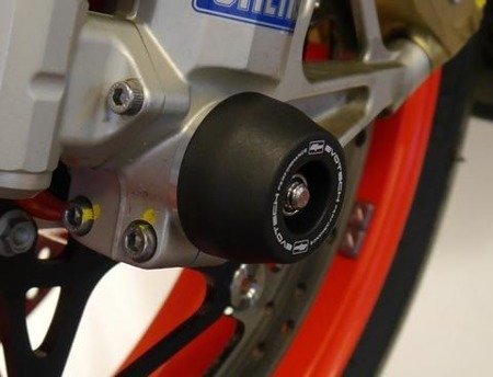 Evotech Performance crash pady osi zestaw - Aprilia Tuono V4 1100 RR (2015-2016)