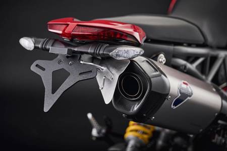 Evotech Performance mocowanie tablicy - Ducati Hypermotard 950 RVE (2020+) (Termignoni Single Race Exhaust Compatible) (PRN014518-03)