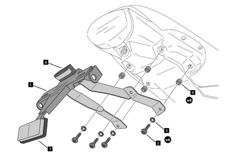 FENDER ELIMINATOR PUIG DO HONDA CB125R / CB300R