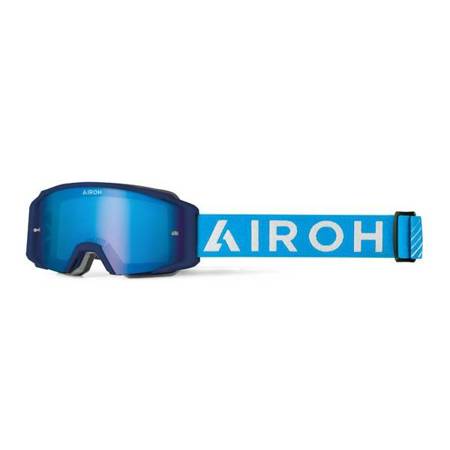 GOGLE AIROH BLAST XR1 BLUE MATT - SZYBA BLUE MIRRORED (1 SZYBA W ZESTAWIE) 