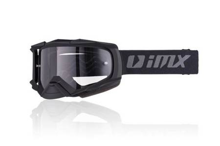 GOGLE IMX DUST BLACK MATT - SZYBA DARK SMOKE + CLEAR (2 SZYBY W ZESTAWIE)