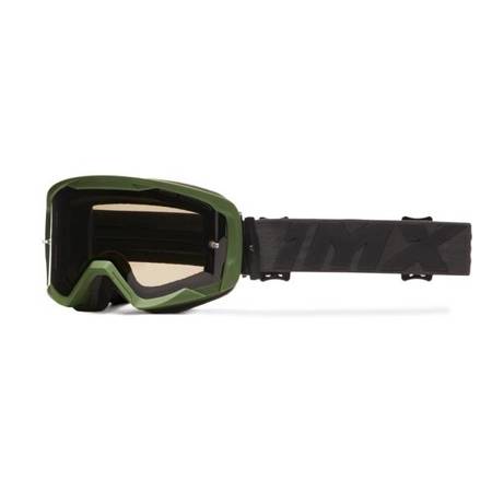 GOGLE IMX ENDURANCE FLIP GREEN MATT/BLACK - SZYBA DARK SMOKE + CLEAR (2 SZYBY W ZESTAWIE)