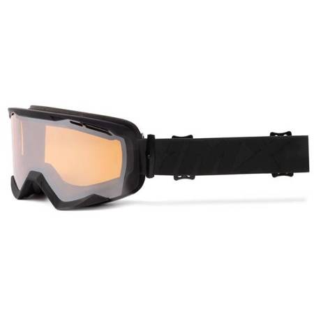 GOGLE IMX ENDURANCE SNOW BLACK MATT/BLACK - SZYBA PODWÓJNA CLEAR + BROWN (1 SZYBA W ZESTAWIE)