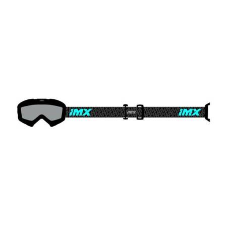 GOGLE IMX MUD BLACK MATT/GREY/BLUE - SZYBA CLEAR (1 SZYBA W ZESTAWIE)