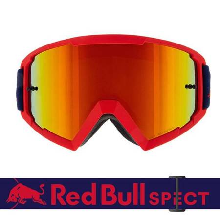 GOGLE RED BULL SPECT WHIP RED - SZYBA L.RED FLASH/AMBER WITH RED MIRROR