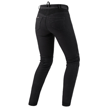 JEANSY MOTOCYKLOWE DAMSKIE FLEXX LADY PNT BLK Shima