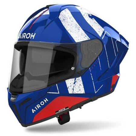 KASK AIROH MATRYX SCOPE BLUE/RED GLOSS