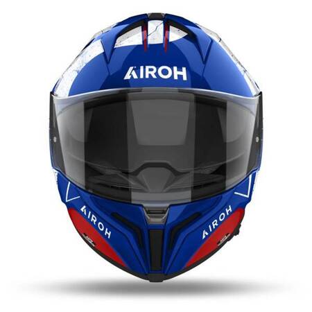 KASK AIROH MATRYX SCOPE BLUE/RED GLOSS