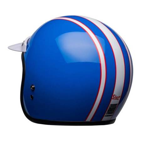 KASK BELL CUSTOM 500 SIX DAY MCQUEEN BLUE/WHITE